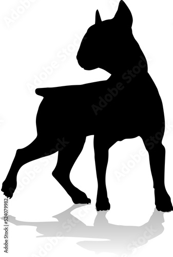 Dog Silhouette Pet Animal