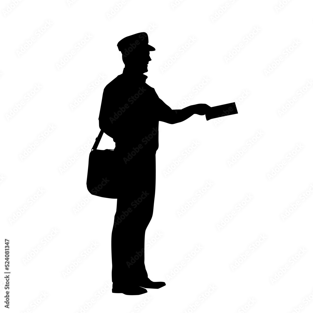 Postman Silhouette Postman Silhouette