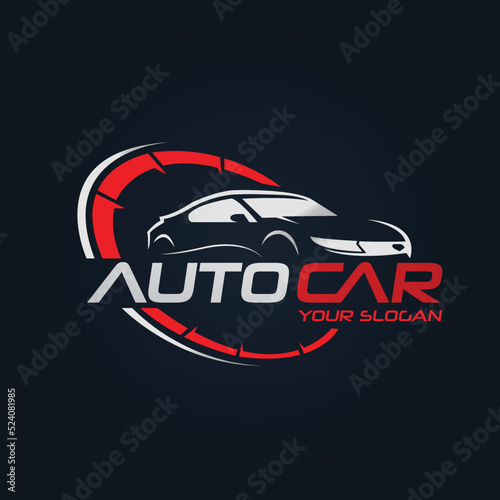 Car Garage Premium Concept Logo Design