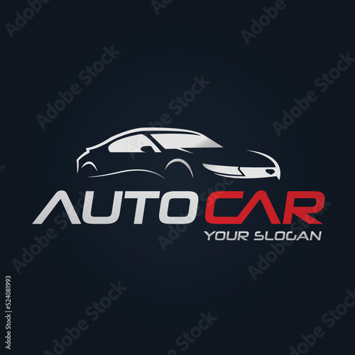 Car Garage Premium Concept Logo Design