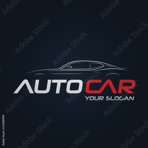 Car Garage Premium Concept Logo Design