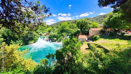 Wasserfall in Kroatien Krka