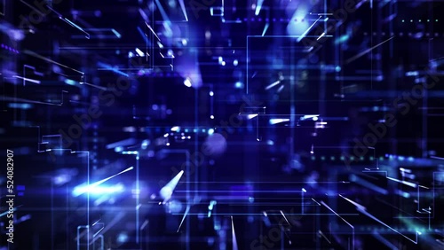 Digital Network Abstract Design backgroundI loopA