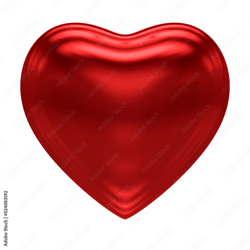 red heart isolated on white red heart isolated on white
