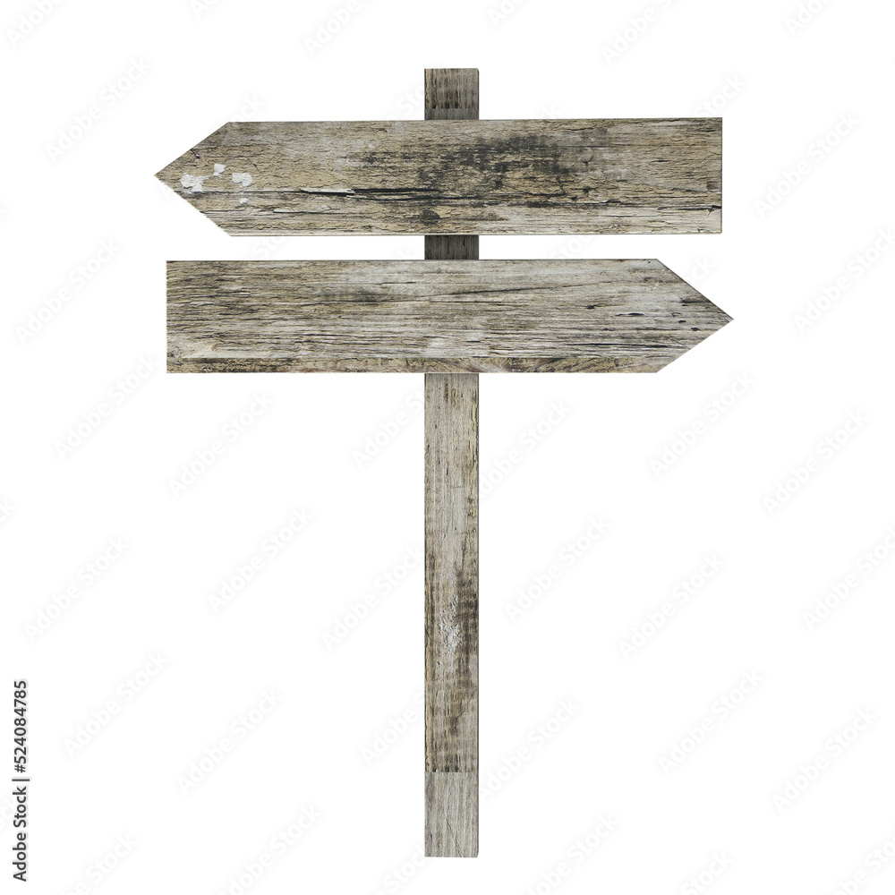 Wooden singboard hanging 3d render Wooden singboard hanging 3d render