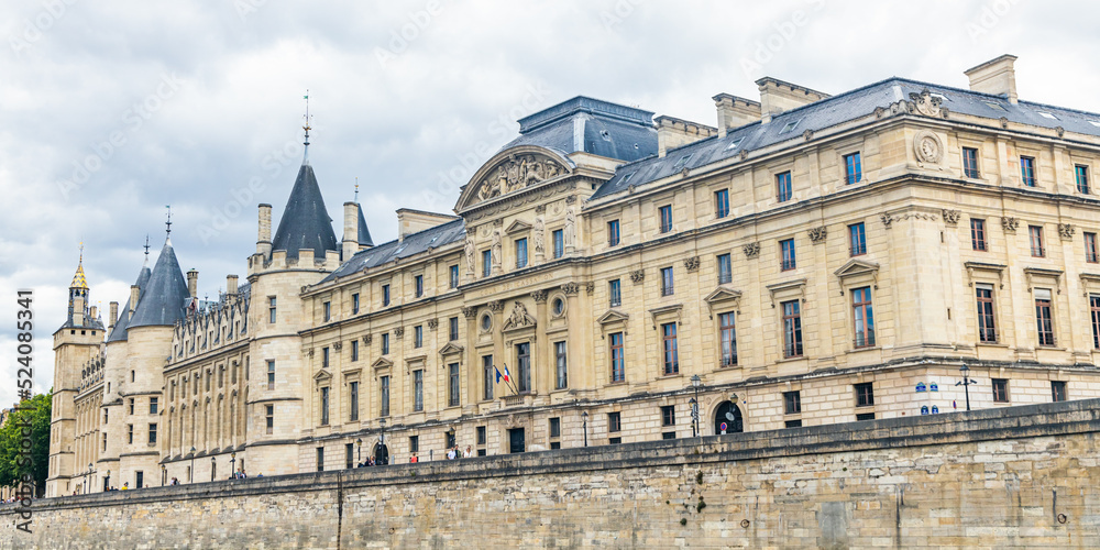  The Conciergerie building in Paris, France
