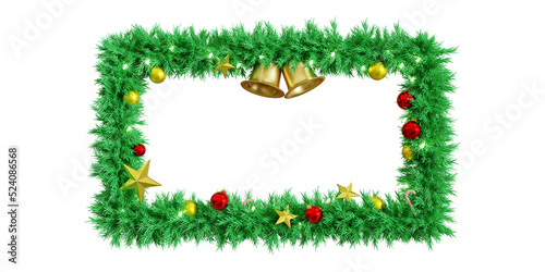 frame Christmas for illustration