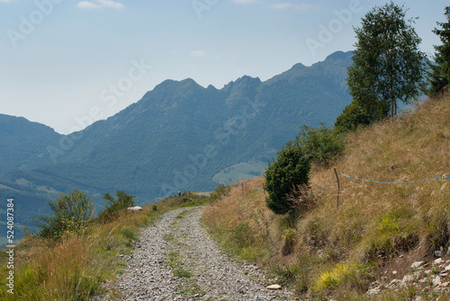 sentiero di montagna in alta quota