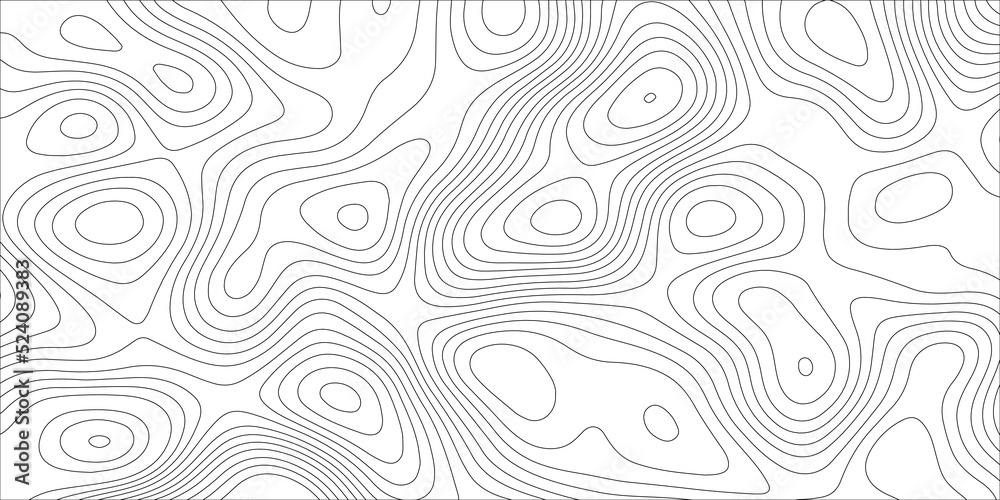 Abstract background with Black and white abstract background . Abstract topographic contours map background .Topographic background and texture, monochrome image. Topographic background and texture .