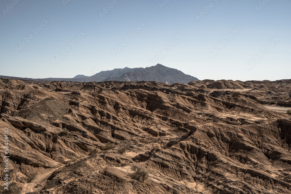 mountains landscape in sunny day