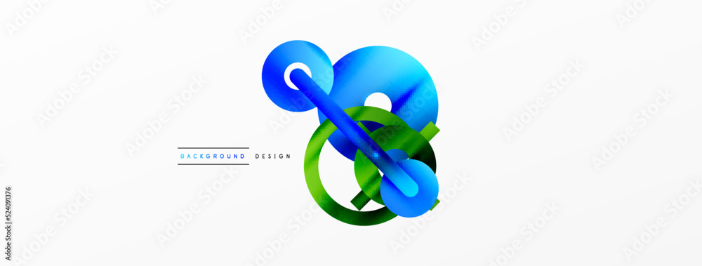 Minimal geometric abstract background. Circle, line and round shapes design. Trendy techno business template for wallpaper, banner, background or landing Minimal geometric abstract background. Circle, line and round shapes design. Trendy techno business template for wallpaper, banner, background or landing