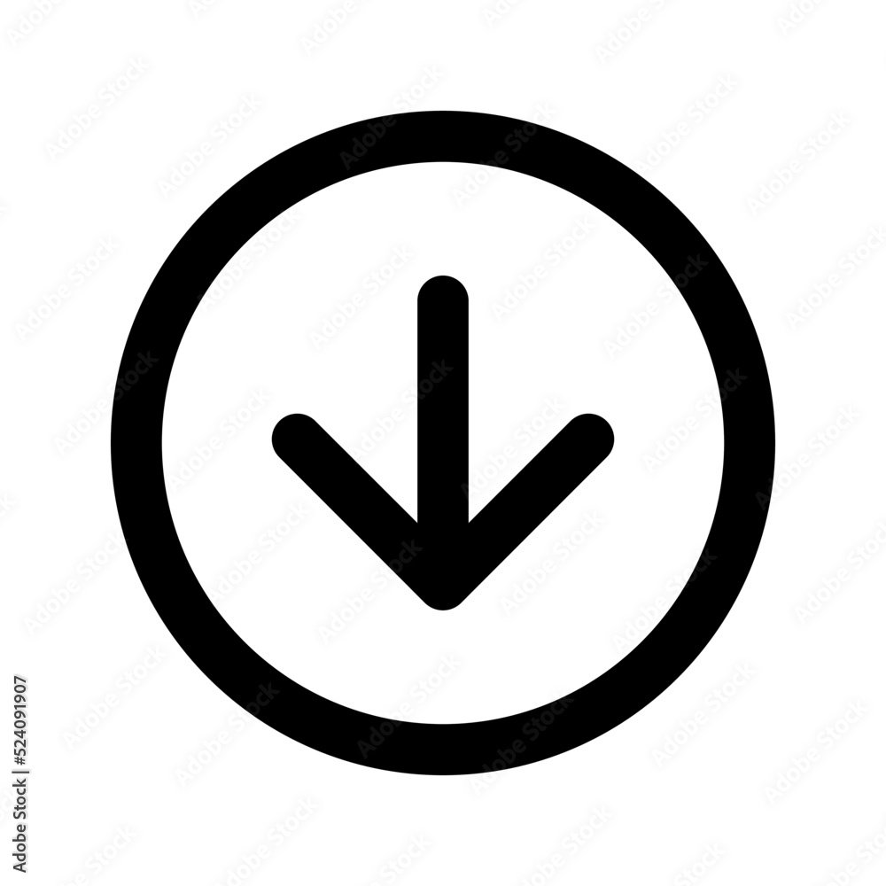 Download icon. vector illustration on white background Download icon. vector illustration on white background