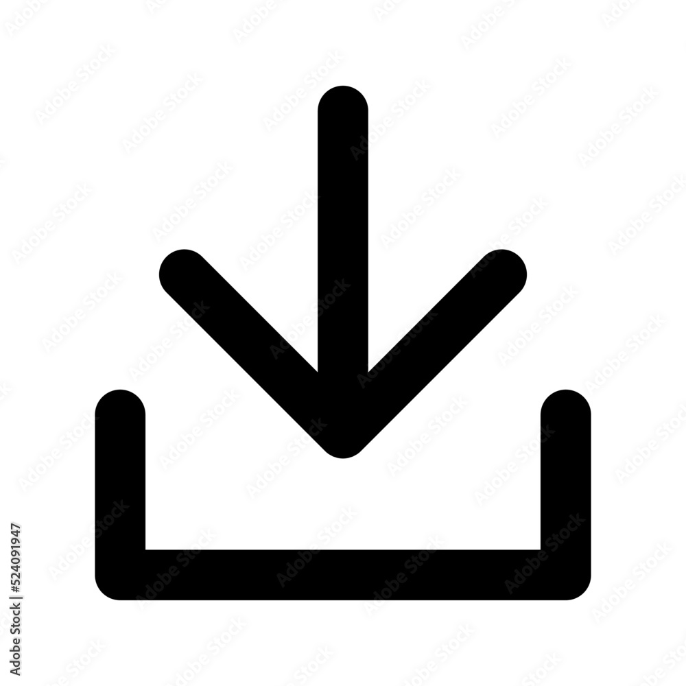 Download icon. vector illustration on white background Download icon. vector illustration on white background