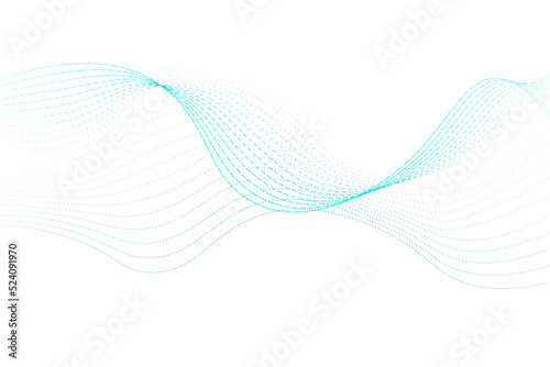Dynamic wavy vector pattern background. Distorted thin lines with slight gradient without background.