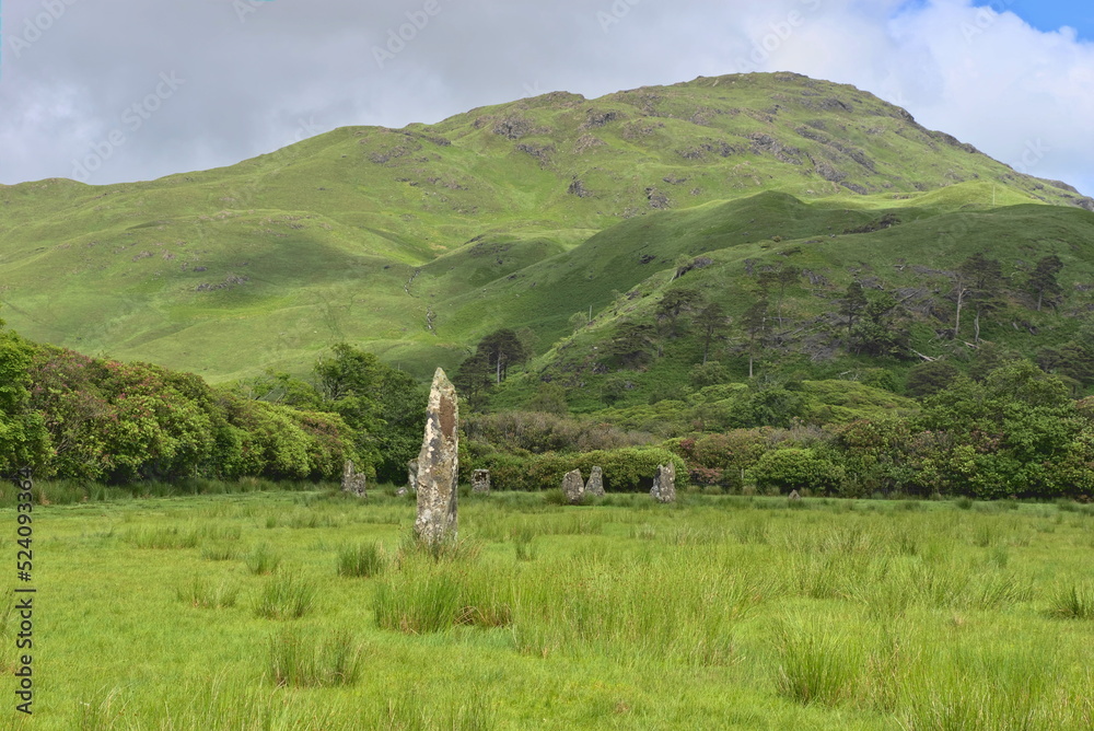 Neolithic Bronze Ages Standing Stones at Lochbuie, Isle of Mull, Scotland