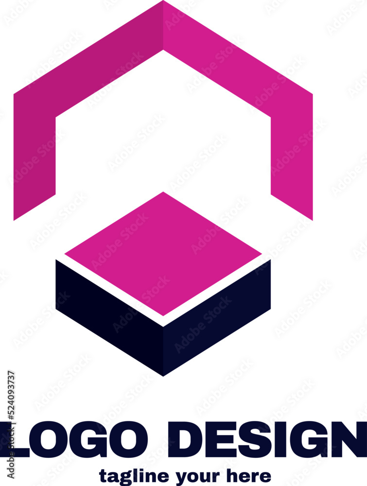 simple and modern design concept logo with simple and gradient color template logo for company vector file eps 10