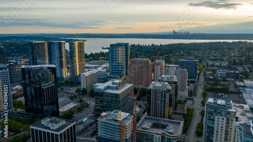 The Modern Tech Town of Bellevue Washington © adonis_abril