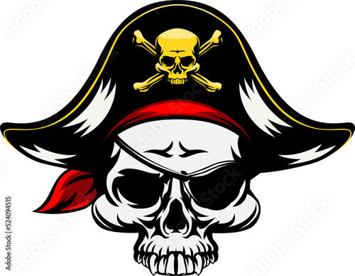 Pirate Skull Grapgic
