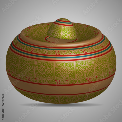 illustration of an earthenware
