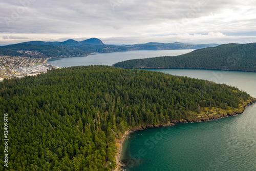 The Beautiful town of Anacortes in the State of Washington photo