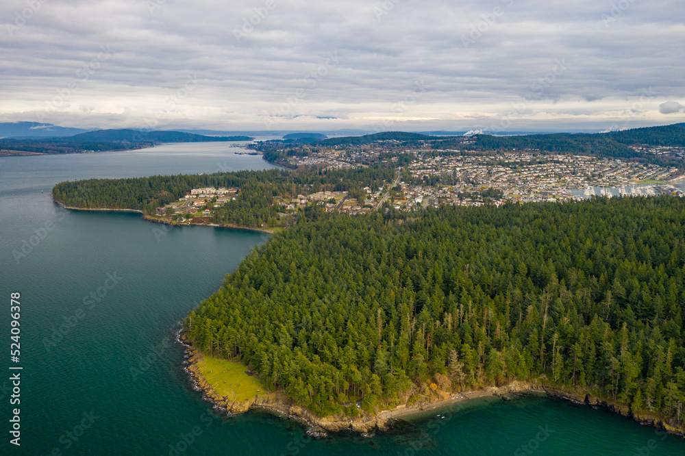 The Beautiful town of Anacortes in the State of Washington