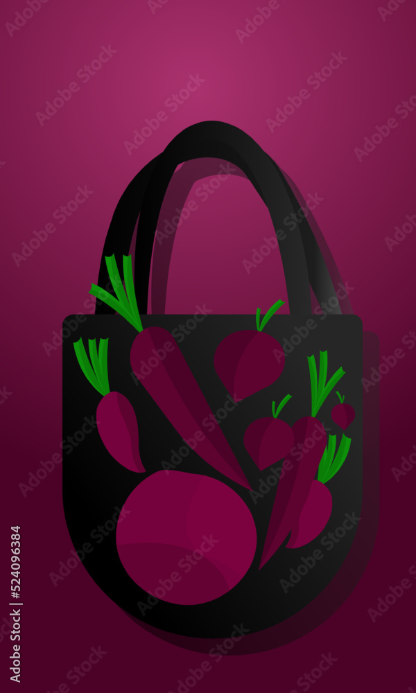 vegetables in a bag vector illustration vegetables in a bag vector illustration