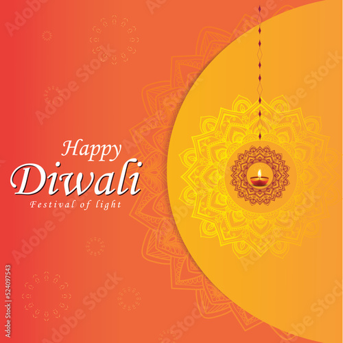 Diwali Festival Social media banner