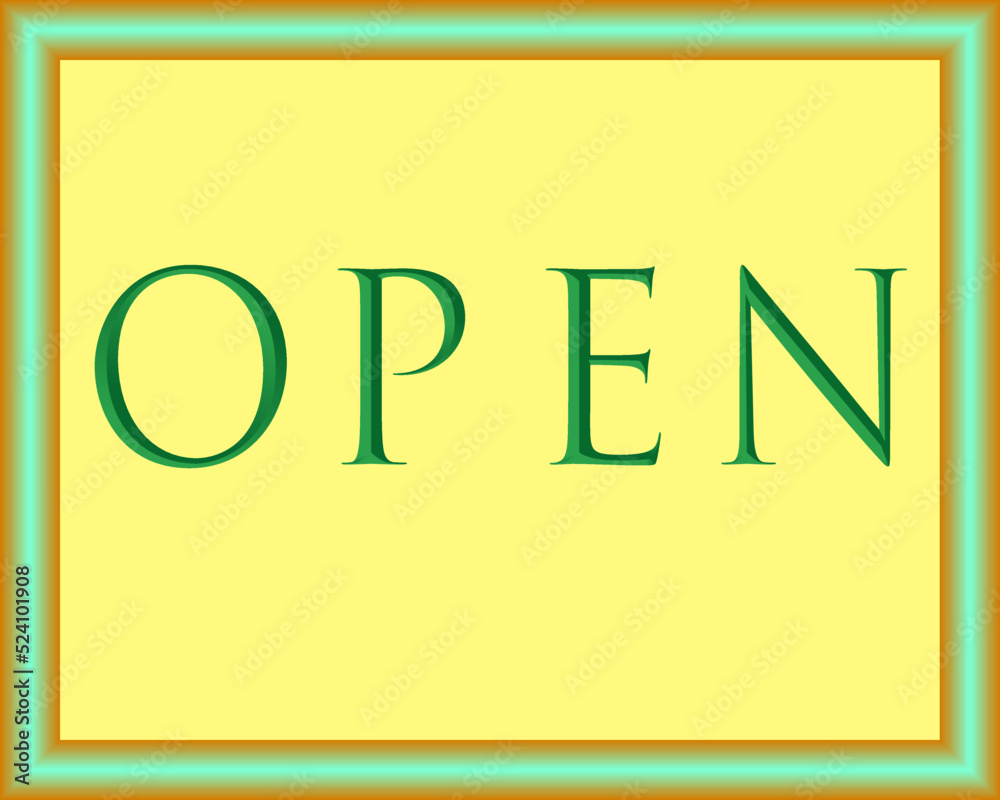 sign on a yellow background sign on a yellow background