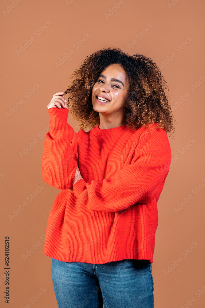 Cute Afro Woman in Studio Cute Afro Woman in Studio