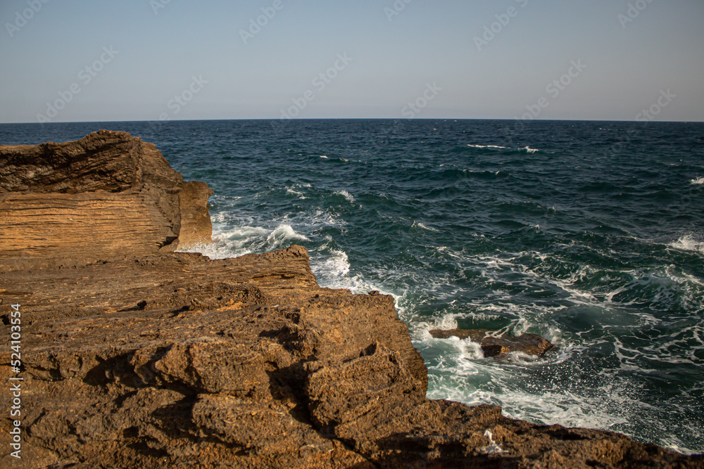 Le Castella, Calabria, Italy, sea and rocks