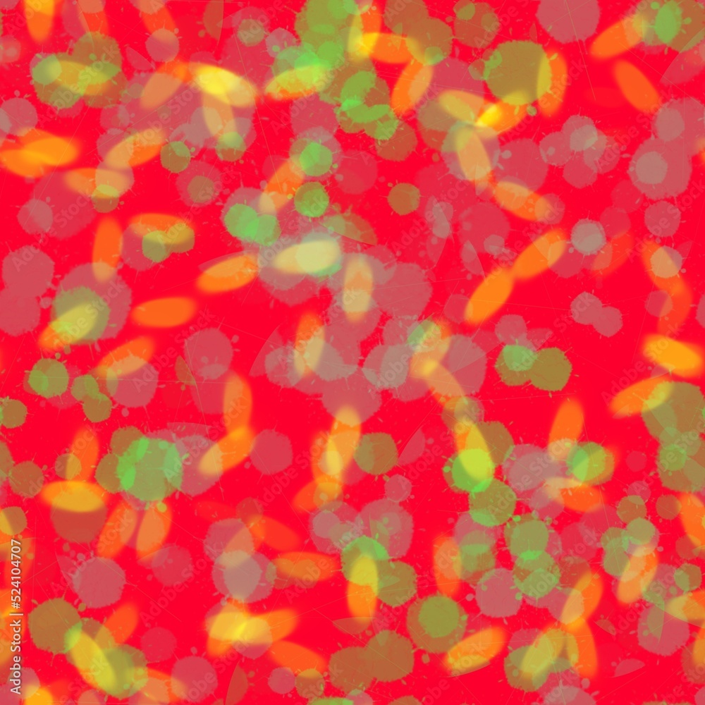 red and green background