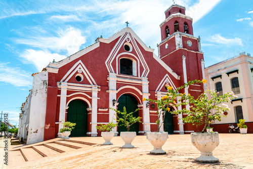 street view of santa cruz de mompox town, colombia
 photo