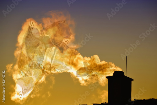 Steigende Kosten für Energie auf Grund des Mangels an günstigem Gas  photo