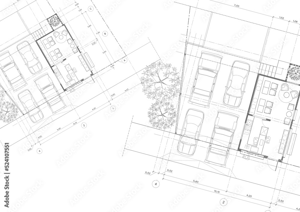 Write a blueprint architecture for building.