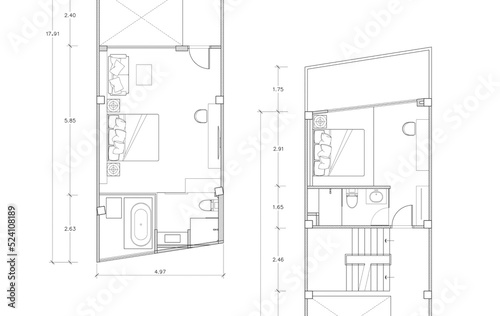 Write a blueprint architecture for building.