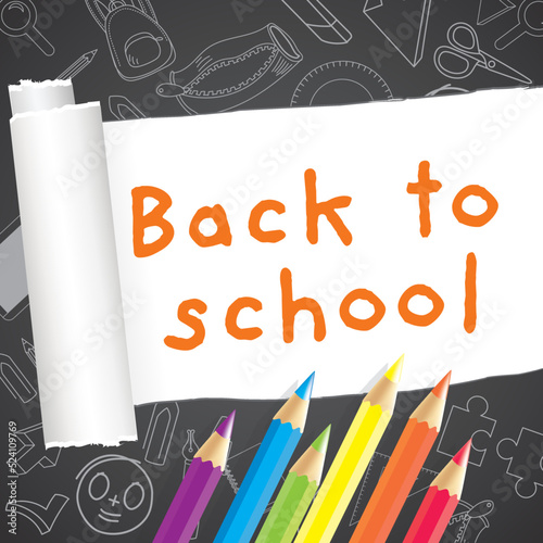 back to school illustration
