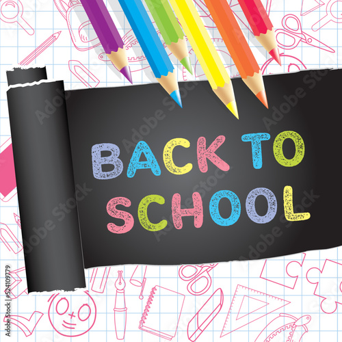 back to school illustration