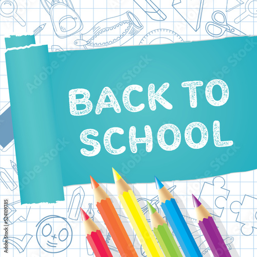 back to school illustration