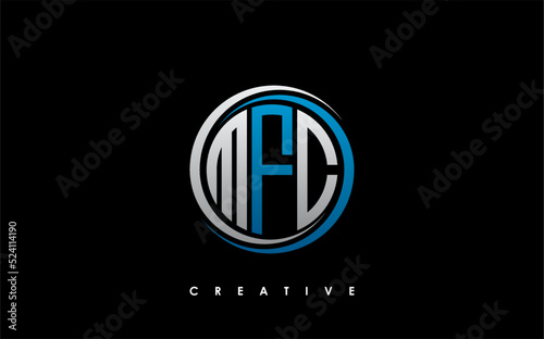 MFC Letter Initial Logo Design Template Vector Illustration photo