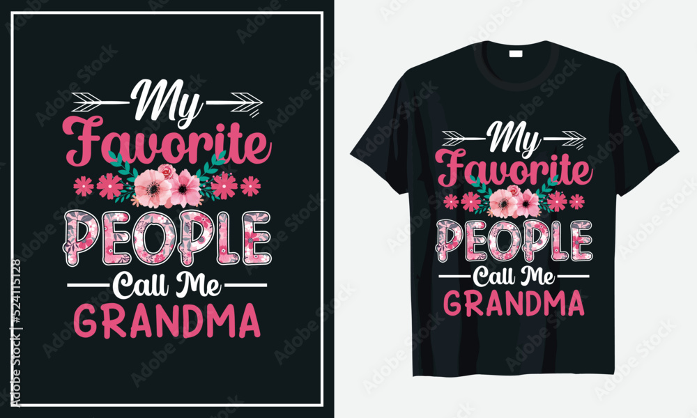 Grandparents day t-shirt design premium vector Grandparents day t-shirt design premium vector