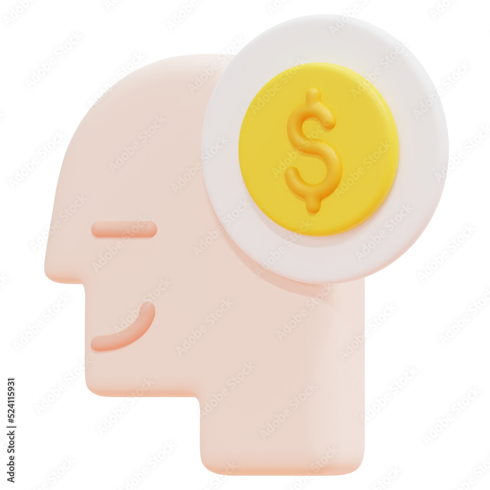 greed 3d render icon illustration greed 3d render icon illustration