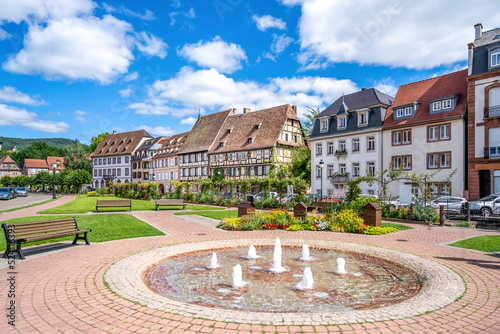 Altstadt, Wissembourg, Elsass, Frankreich 