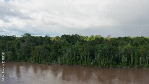 4k Aerial shot for amazon river and the rain forest in brazil rainforest. shot on MAVIC 2 PRO hasselblad rendered prores 422HQ REC709