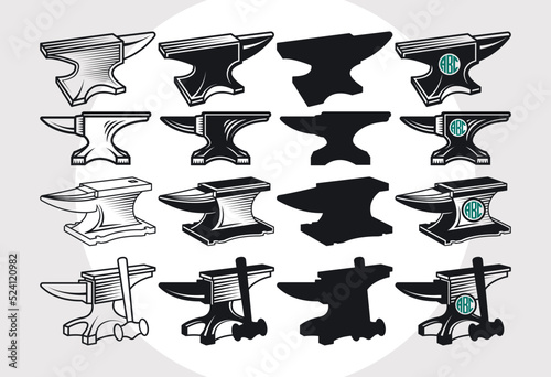 Anvil SVG Cut File, Hammer Svg, Blacksmith Tools Svg, Workshop Svg, Farrier Svg,
Anvil Circle Monogram, Anvil Logo, Anvil Clipart, Metal Iron Svg, Forged Steel Svg,
