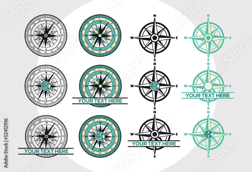 Compass SVG Cut File, Nautical Compass Svg, Mountain Compass Svg, Travel Compass Svg, Compass Rose Svg,
Compass Star Svg, Compass Monogram, photo