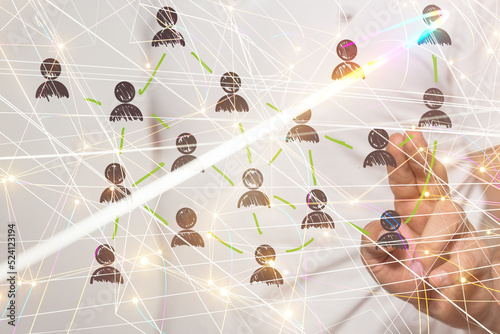people network structure HR...