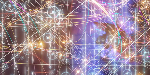 Neural network 3D illustrat...