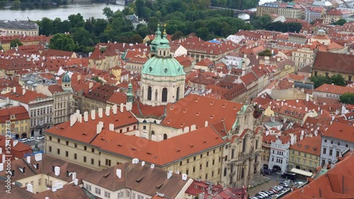 Wallpaper Mural panoramic view of Prague. Czech republic. Travel and sights of city breaks. landmarks, travel guide and postcard. Torontodigital.ca