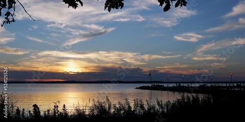 Sunset over Mendota photo