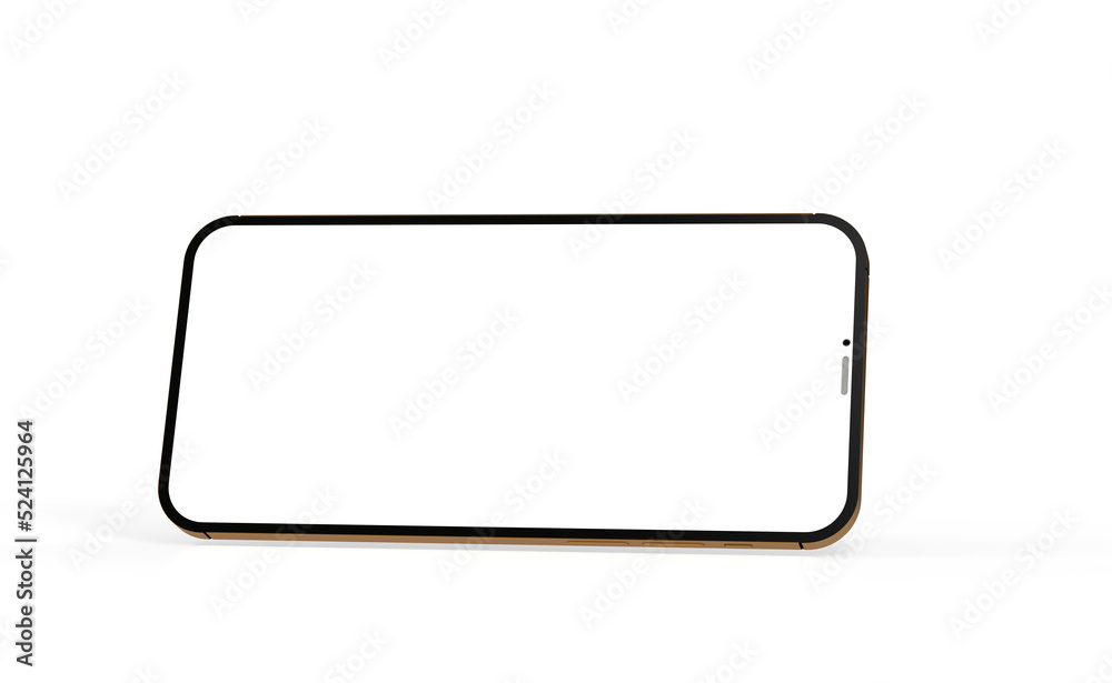 New realistic mobile phone smartphone mockup